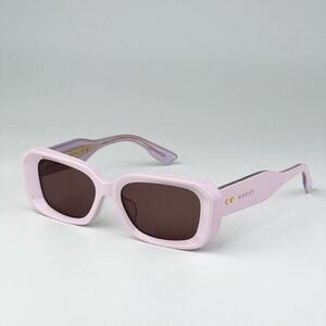 NEW Gucci GG1531SK 003 Pink Brown Unisex Rectangle Sunglasses GG 1531SK